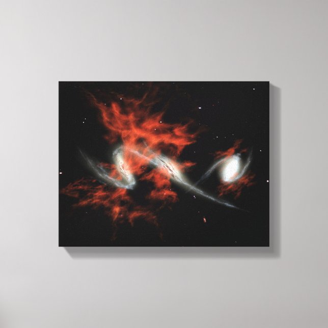 Giant galactic blobs canvas print (Front)