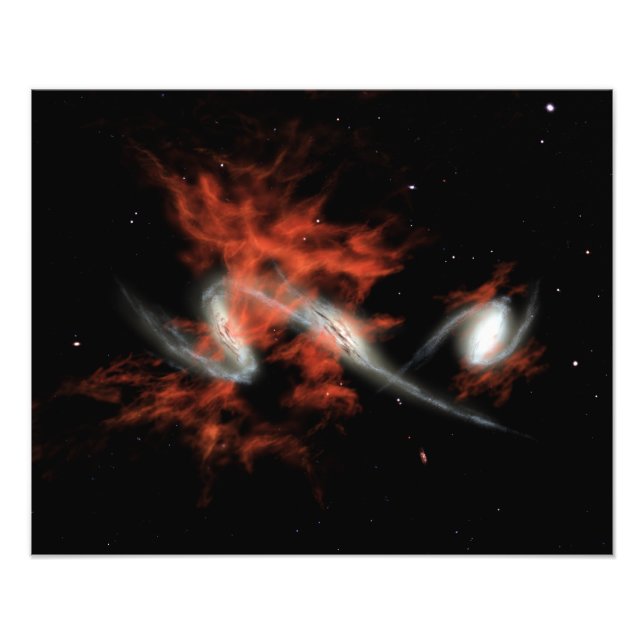 Giant galactic blobs photo print (Front)