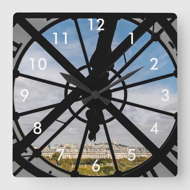 Giant glass clock at the Musée d'Orsay - Paris (Front)