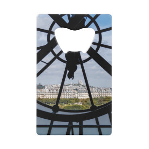 Giant glass clock at the Musée d'Orsay - Paris Credit Card Bottle Opener