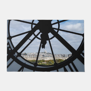Giant glass clock at the Musée d'Orsay - Paris Doormat