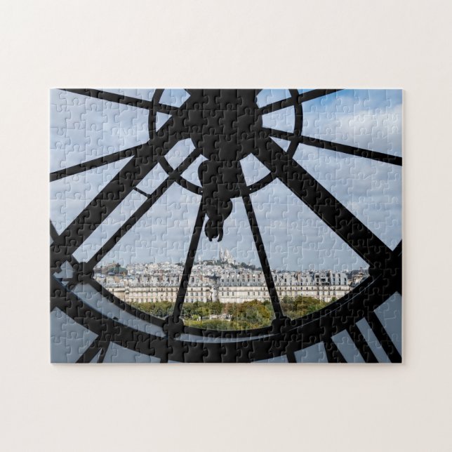 Giant glass clock at the Musée d'Orsay - Paris Jigsaw Puzzle (Horizontal)