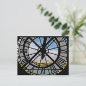 Giant glass clock at the Musée d'Orsay - Paris Postcard (Standing Front)