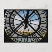 Giant glass clock at the Musée d'Orsay - Paris Postcard (Front)
