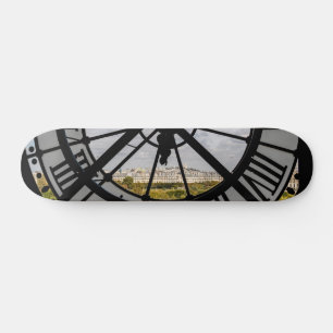 Giant glass clock at the Musée d'Orsay - Paris Skateboard