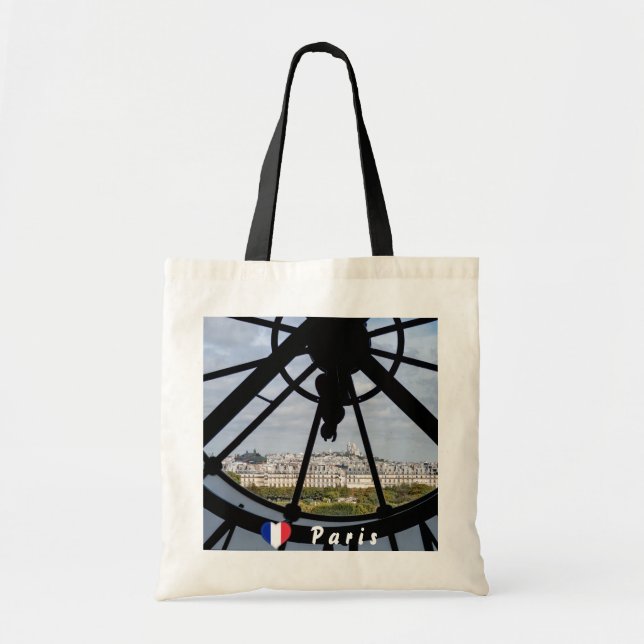 Giant glass clock at the Musée d'Orsay - Paris Tote Bag (Front)