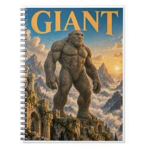 Giant, Gothic Fantasy Monster Notebook