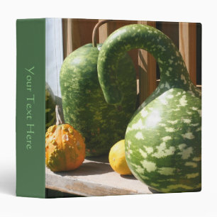 Giant Gourds Fall Nature Personalized Binder