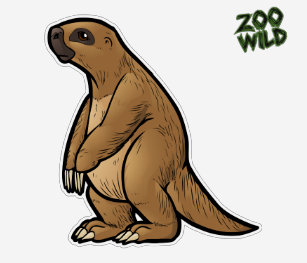 Giant Ground Sloth T Shirts Shirt Designs Zazzle Ca
