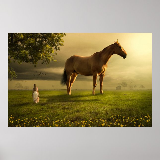 Giant horse fantasy poster (Front)