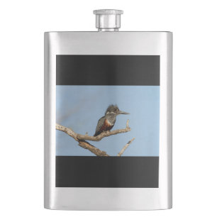 Giant Kingfisher Hip Flask