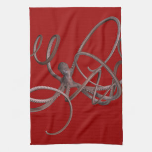 Giant Kraken Kitchen Towel