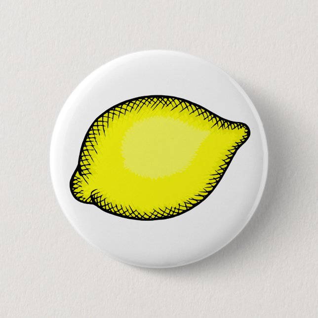 Giant Lemon 2 Inch Round Button (Front)