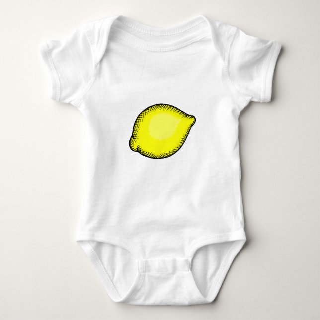 Giant Lemon Baby Bodysuit (Front)