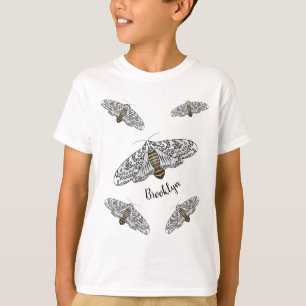 Giant leopard moth cartoon illustration  T-Shirt