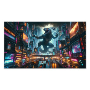 Giant Lizard Monster Photo Print