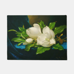Giant Magnolias Martin Johnson Heade Fine Art Doormat