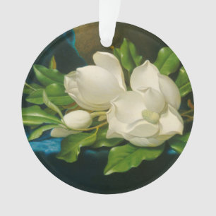 Giant Magnolias on a Blue Velvet Cloth, c.1890 (oi Ornament