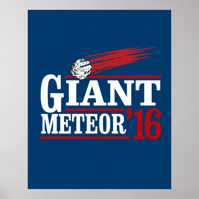 Giant Meteor 2016 Poster (Front)