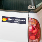 Giant Meteor 2024 Bumper Sticker (On Truck)
