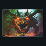 Giant Monster Halloween Placemat Laminated Place Mat<br><div class="desc">Beautiful Giant Monster Halloween Paper Placemat</div>