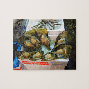 Giant Mussels Tsukiji Fish Market, Tokyo, Japan Jigsaw Puzzle