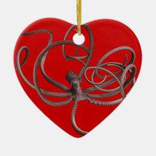 Giant Octopus Ceramic Ornament