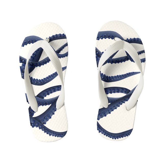 Giant Octopus Tentacles Kid's Flip Flops (Footbed)