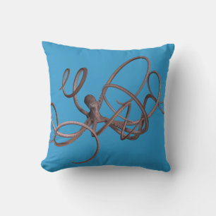 Giant Octopus Throw Pillow