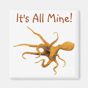 Giant Pacific Octopus Magnet
