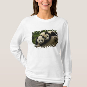 Giant panda babies Ailuropoda melanoleuca) T-Shirt