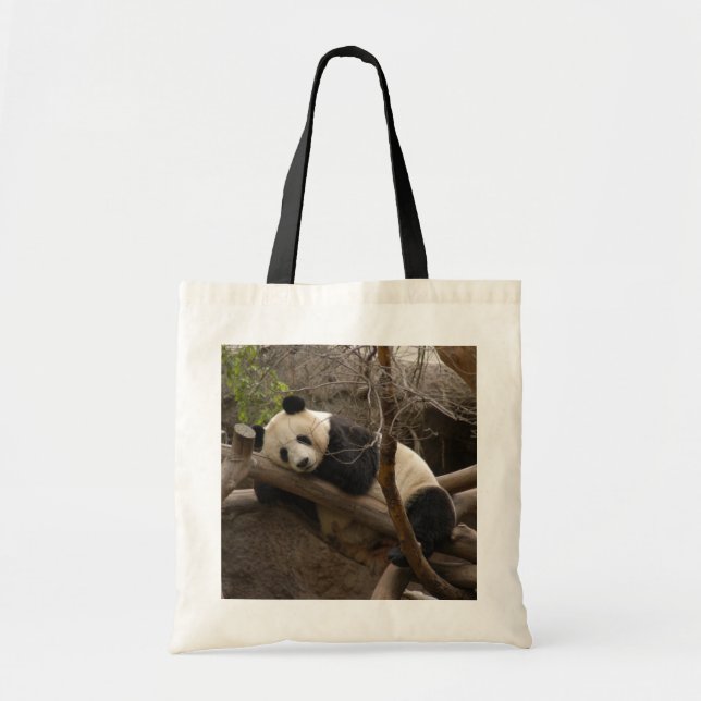 Giant Panda Bear & Baby Panda Bag (Front)