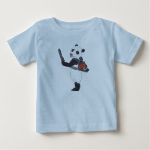 GIANT PANDA BEAR GARDENING BABY T-Shirt