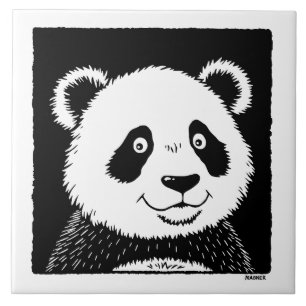 Giant Panda Bear Tile