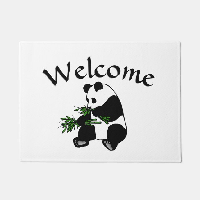 Giant Panda Doormat (Front)