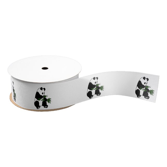 Giant Panda Grosgrain Ribbon (Spool)