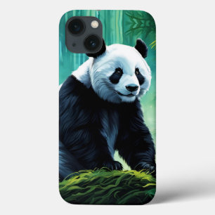 Giant Panda in Bamboo Forest iPhone 13 Case