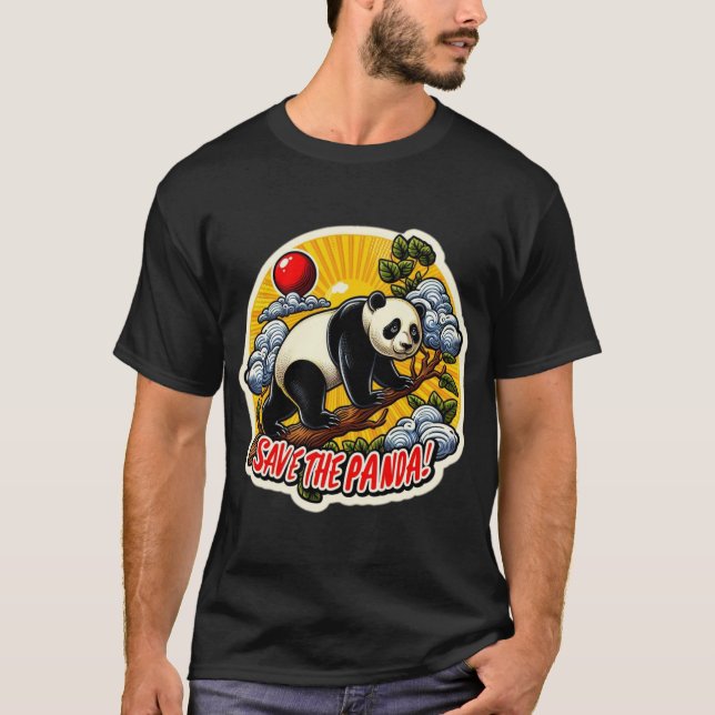 GIANT PANDA-SAVE ME 2 T-Shirt (Front)