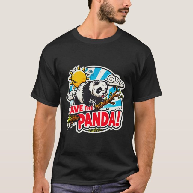 GIANT PANDA-SAVE ME 9 T-Shirt (Front)