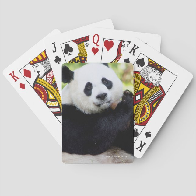 Giant Panda Sitting Playing Cards (Back)