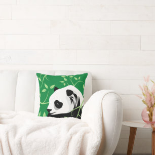 Giant Panda Wildlife Throw Pillow
