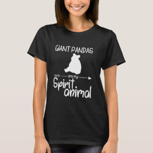 Giant Pandas Are My Spirit Animal For Men Women T-Shirt