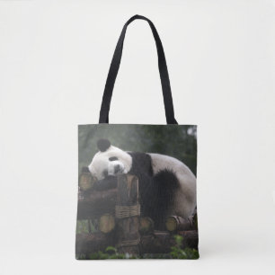 Giant pandas at the Giant Panda Protection Tote Bag