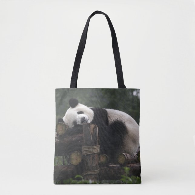 Giant pandas at the Giant Panda Protection Tote Bag (Front)
