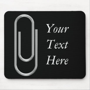 giant paper clip mouse pad