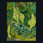 Giant Peacock Moth, 1889 by Vincent van Gogh Poster<br><div class="desc">Vincent van Gogh - Giant Peacock Moth, 1889.
Vincent Willem van Gogh (1853-1890) was a Dutch Post-Impressionist painter who posthumously became one of the most famous and influential figures in Western art history.</div>