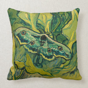 Giant Peacock Moth, 1889 by Vincent van Gogh Throw Pillow