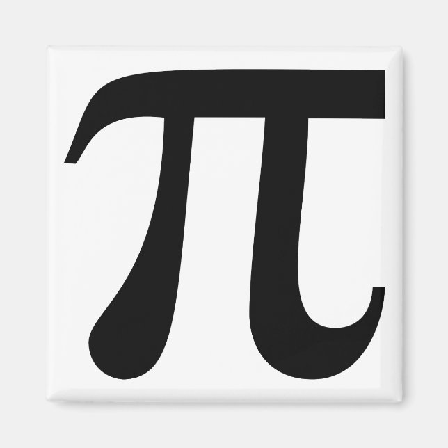 Giant "Pi" Symbol Magnet (Front)