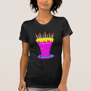 Giant Pink Birthday Cake T-Shirt
