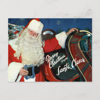 Giant-Post Card - Merry Christmas from Santa